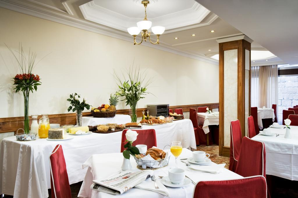 Hotel Roma Valladolid Étterem fotó